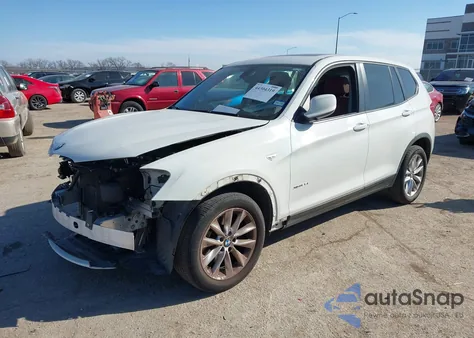 2014 BMW X3 xDrive28I z USA, uszkodzony, nr VIN 5UXWX9C55E0D13653